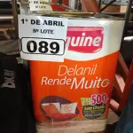 LOTE 089 - 01 LATA DE TINTA IQUINE DELANIL RENDE MUITO 18L FOSCO BASE “C”. (NO ESTADO) ATENÇÃO! FAZER A VISITAÇÃO ANTES DE ARREMATAR, NÃO SABEMOS SE FUNCIONA. LEILÃO NÃO TEM GARANTIA E NEM DEVOLUÇÃO, SUJEITO A POSSÍVEIS AVARIAS VISÍVEIS/OCULTAS E/OU AUSÊNCIA DE COMPONENTES.