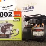 LOTE 002 - 01 COMPRESSOR DE AR PORTÁTIL 12V 150PSI. (NO ESTADO) ATENÇÃO! FAZER A VISITAÇÃO ANTES DE ARREMATAR, NÃO SABEMOS SE FUNCIONA. LEILÃO NÃO TEM GARANTIA E NEM DEVOLUÇÃO, SUJEITO A POSSÍVEIS AVARIAS VISÍVEIS/OCULTAS E/OU AUSÊNCIA DE COMPONENTES.