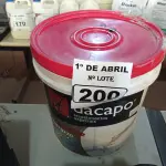 LOTE 200 - 01 BALDE DE GRANILITE DACAPÓ 25KG. (NO ESTADO) ATENÇÃO! FAZER A VISITAÇÃO ANTES DE ARREMATAR, NÃO SABEMOS SE FUNCIONA. LEILÃO NÃO TEM GARANTIA E NEM DEVOLUÇÃO, SUJEITO A POSSÍVEIS AVARIAS VISÍVEIS/OCULTAS E/OU AUSÊNCIA DE COMPONENTES.