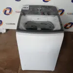 LOTE 064 - 01 MÁQUINA DE LAVAR ROUPAS BRASTEMP 12 KG 127V MODELO:BWR12ABBNA20. (WASHER MACHINE) (NO ESTADO) BH1568S