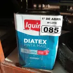 LOTE 085 - 01 LATA DE TINTA IQUINE DIATEX PINTA MAIS 18L FOSCO BASE “P”. (NO ESTADO) ATENÇÃO! FAZER A VISITAÇÃO ANTES DE ARREMATAR, NÃO SABEMOS SE FUNCIONA. LEILÃO NÃO TEM GARANTIA E NEM DEVOLUÇÃO, SUJEITO A POSSÍVEIS AVARIAS VISÍVEIS/OCULTAS E/OU AUSÊNCIA DE COMPONENTES.