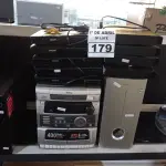 LOTE 179 - 01 APARELHO DE SOM, 09 APARELHOS DE DVD E 01 SUBWOOFER. (NO ESTADO) ATENÇÃO! FAZER A VISITAÇÃO ANTES DE ARREMATAR, NÃO SABEMOS SE FUNCIONA. LEILÃO NÃO TEM GARANTIA E NEM DEVOLUÇÃO, SUJEITO A POSSÍVEIS AVARIAS VISÍVEIS/OCULTAS E/OU AUSÊNCIA DE COMPONENTES.
