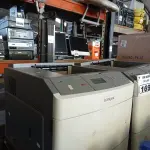 LOTE 169 - 02 IMPRESSORAS A LASER MARCAS LEXMARK MODELO T654DN. (NO ESTADO) ATENÇÃO! FAZER A VISITAÇÃO ANTES DE ARREMATAR, NÃO SABEMOS SE FUNCIONA. LEILÃO NÃO TEM GARANTIA E NEM DEVOLUÇÃO, SUJEITO A POSSÍVEIS AVARIAS VISÍVEIS/OCULTAS E/OU AUSÊNCIA DE COMPONENTES.