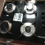 LOTE 149 - 01 FOGÃO COOKTOP A GÁS 04 BOCAS. (NO ESTADO) ATENÇÃO! FAZER A VISITAÇÃO ANTES DE ARREMATAR, NÃO SABEMOS SE FUNCIONA. LEILÃO NÃO TEM GARANTIA E NEM DEVOLUÇÃO, SUJEITO A POSSÍVEIS AVARIAS VISÍVEIS/OCULTAS E/OU AUSÊNCIA DE COMPONENTES.