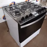 LOTE 008 - 01 FOGÃO 05 BOCAS BRASTEMP 220V (STOV 5 FLAMES) (NO ESTADO) AV9789F