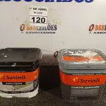 LOTE 120 - 01 BALDE DE CIMENTO QUEIMADO 5KG E 01 BALDE DE MANTA LIQUIDA 5GK MARCAS SUVINIL. (NO ESTADO) ATENÇÃO! FAZER A VISITAÇÃO ANTES DE ARREMATAR, NÃO SABEMOS SE FUNCIONA. LEILÃO NÃO TEM GARANTIA E NEM DEVOLUÇÃO, SUJEITO A POSSÍVEIS AVARIAS VISÍVEIS/OCULTAS E/OU AUSÊNCIA DE COMPONENTES.