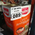 LOTE 089 - 01 LATA DE TINTA IQUINE DELANIL RENDE MUITO 18L FOSCO BASE “C”. (NO ESTADO) ATENÇÃO! FAZER A VISITAÇÃO ANTES DE ARREMATAR, NÃO SABEMOS SE FUNCIONA. LEILÃO NÃO TEM GARANTIA E NEM DEVOLUÇÃO, SUJEITO A POSSÍVEIS AVARIAS VISÍVEIS/OCULTAS E/OU AUSÊNCIA DE COMPONENTES.