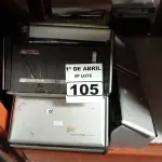LOTE 105 - 08 SCANNERS MARCAS E MODELOS DIVERSOS PARA RETIRADA DE PEÇAS. (NO ESTADO) ATENÇÃO! FAZER A VISITAÇÃO ANTES DE ARREMATAR, NÃO SABEMOS SE FUNCIONA. LEILÃO NÃO TEM GARANTIA E NEM DEVOLUÇÃO, SUJEITO A POSSÍVEIS AVARIAS VISÍVEIS/OCULTAS E/OU AUSÊNCIA DE COMPONENTES.