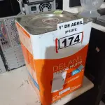 LOTE 174 - 01 LATA DE TINTA IQUINE DELANIL RENDE MUITO 18L FOSCO BASE “C”. (NO ESTADO) ATENÇÃO! FAZER A VISITAÇÃO ANTES DE ARREMATAR, NÃO SABEMOS SE FUNCIONA. LEILÃO NÃO TEM GARANTIA E NEM DEVOLUÇÃO, SUJEITO A POSSÍVEIS AVARIAS VISÍVEIS/OCULTAS E/OU AUSÊNCIA DE COMPONENTES.