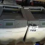 LOTE 169 - 02 IMPRESSORAS A LASER MARCAS LEXMARK MODELO T654DN. (NO ESTADO) ATENÇÃO! FAZER A VISITAÇÃO ANTES DE ARREMATAR, NÃO SABEMOS SE FUNCIONA. LEILÃO NÃO TEM GARANTIA E NEM DEVOLUÇÃO, SUJEITO A POSSÍVEIS AVARIAS VISÍVEIS/OCULTAS E/OU AUSÊNCIA DE COMPONENTES.