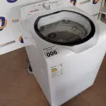 LOTE 006 - 01 MÁQUINA DE LAVAR ROUPAS 15 KG BRASTEMP 220V MODELO: BWH15ABBNA70. (WASHER MACHINE) (NO ESTADO) AV9782N