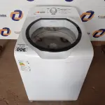 LOTE 006 - 01 MÁQUINA DE LAVAR ROUPAS 15 KG BRASTEMP 220V MODELO: BWH15ABBNA70. (WASHER MACHINE) (NO ESTADO) AV9782N
