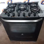 LOTE 039 - 01 FOGÃO 05 BOCAS ELECTROLUX 110/220. (STOV 5 FLAMES) (NO ESTADO) BF8677W