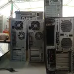 LOTE 215 - 01 SERVIDOR E 04 CPU’S MARCAS E MODELOS DIVERSOS PARA RETIRADA DE PEÇAS. (NO ESTADO) ATENÇÃO! FAZER A VISITAÇÃO ANTES DE ARREMATAR, NÃO SABEMOS SE FUNCIONA. LEILÃO NÃO TEM GARANTIA E NEM DEVOLUÇÃO, SUJEITO A POSSÍVEIS AVARIAS VISÍVEIS/OCULTAS E/OU AUSÊNCIA DE COMPONENTES.