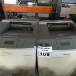 LOTE 169 - 02 IMPRESSORAS A LASER MARCAS LEXMARK MODELO T654DN. (NO ESTADO) ATENÇÃO! FAZER A VISITAÇÃO ANTES DE ARREMATAR, NÃO SABEMOS SE FUNCIONA. LEILÃO NÃO TEM GARANTIA E NEM DEVOLUÇÃO, SUJEITO A POSSÍVEIS AVARIAS VISÍVEIS/OCULTAS E/OU AUSÊNCIA DE COMPONENTES.