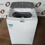 LOTE 061 - 01 MÁQUINA DE LAVAR ROUPAS BRASTEMP 15 KG 220V MODELO: BWR12ABBNA20. (NO ESTADO) (WASHER MACHINE) BH1557J