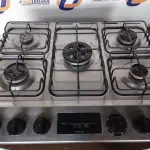 LOTE 055 - 01 FOGÃO BRASTEMP 05 BOCAS 220V. (STOV 5 FLAMES) (NO ESTADO) BH1529G