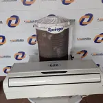 LOTE 028 - 01 AR-CONDICIONADO 12000BTUS SENDO A CONDENSADORA SPRINGER E EVAPORADORA CARRIER. (AIR CONDITIONER) (NO ESTADO) BF8640H