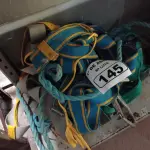 LOTE 145 - 05 CINTOS DE SEGURANÇA NO TRABALHO. (NO ESTADO) ATENÇÃO! FAZER A VISITAÇÃO ANTES DE ARREMATAR, NÃO SABEMOS SE FUNCIONA. LEILÃO NÃO TEM GARANTIA E NEM DEVOLUÇÃO, SUJEITO A POSSÍVEIS AVARIAS VISÍVEIS/OCULTAS E/OU AUSÊNCIA DE COMPONENTES.