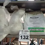 LOTE 132 - 15KG DE FUNGICIDA MICROBIOLÓGICO AGRIVALLE SHOCKER. (NO ESTADO) ATENÇÃO! FAZER A VISITAÇÃO ANTES DE ARREMATAR, NÃO SABEMOS SE FUNCIONA. LEILÃO NÃO TEM GARANTIA E NEM DEVOLUÇÃO, SUJEITO A POSSÍVEIS AVARIAS VISÍVEIS/OCULTAS E/OU AUSÊNCIA DE COMPONENTES.