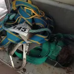 LOTE 145 - 05 CINTOS DE SEGURANÇA NO TRABALHO. (NO ESTADO) ATENÇÃO! FAZER A VISITAÇÃO ANTES DE ARREMATAR, NÃO SABEMOS SE FUNCIONA. LEILÃO NÃO TEM GARANTIA E NEM DEVOLUÇÃO, SUJEITO A POSSÍVEIS AVARIAS VISÍVEIS/OCULTAS E/OU AUSÊNCIA DE COMPONENTES.