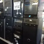 LOTE 172 - 09 CPU’S MARCAS E MODELOS DIVERSOS PARA RETIRADA DE PEÇAS. (NO ESTADO) ATENÇÃO! FAZER A VISITAÇÃO ANTES DE ARREMATAR, NÃO SABEMOS SE FUNCIONA. LEILÃO NÃO TEM GARANTIA E NEM DEVOLUÇÃO, SUJEITO A POSSÍVEIS AVARIAS VISÍVEIS/OCULTAS E/OU AUSÊNCIA DE COMPONENTES.