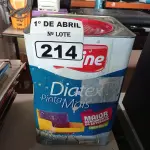 LOTE 214 - 01 LATA DE TINTA IQUINE DIATEX PINTA MAIS FOSCO AVELUDADO 18L NA COR CAMARÃO. (NO ESTADO) ATENÇÃO! FAZER A VISITAÇÃO ANTES DE ARREMATAR, NÃO SABEMOS SE FUNCIONA. LEILÃO NÃO TEM GARANTIA E NEM DEVOLUÇÃO, SUJEITO A POSSÍVEIS AVARIAS VISÍVEIS/OCULTAS E/OU AUSÊNCIA DE COMPONENTES.