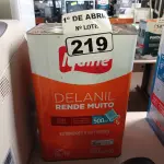 LOTE 219 - 01 LATA DE TINTA IQUINE DELANIL RENDE MUITO 18L FOSCO BASE “M”. (NO ESTADO) ATENÇÃO! FAZER A VISITAÇÃO ANTES DE ARREMATAR, NÃO SABEMOS SE FUNCIONA. LEILÃO NÃO TEM GARANTIA E NEM DEVOLUÇÃO, SUJEITO A POSSÍVEIS AVARIAS VISÍVEIS/OCULTAS E/OU AUSÊNCIA DE COMPONENTES.