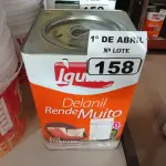LOTE 158 - 01 LATA DE TINTA IQUINE DELANIL RENDE MUITO 18L FOSCO BASE “C”. (NO ESTADO) ATENÇÃO! FAZER A VISITAÇÃO ANTES DE ARREMATAR, NÃO SABEMOS SE FUNCIONA. LEILÃO NÃO TEM GARANTIA E NEM DEVOLUÇÃO, SUJEITO A POSSÍVEIS AVARIAS VISÍVEIS/OCULTAS E/OU AUSÊNCIA DE COMPONENTES.
