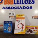 LOTE 021 - 01 ESFIGMOMANÔMETRO ANEROIDE, 01 ESTETOSCÓPIO E 01 MEDIDOR DE GLICEMIA.  (NO ESTADO) ATENÇÃO! FAZER A VISITAÇÃO ANTES DE ARREMATAR, NÃO SABEMOS SE FUNCIONA. LEILÃO NÃO TEM GARANTIA E NEM DEVOLUÇÃO, SUJEITO A POSSÍVEIS AVARIAS VISÍVEIS/OCULTAS E/OU AUSÊNCIA DE COMPONENTES.