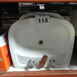 LOTE 115 - 02 CUBAS PARA LAVATÓRIO. (NO ESTADO) ATENÇÃO! FAZER A VISITAÇÃO ANTES DE ARREMATAR, NÃO SABEMOS SE FUNCIONA. LEILÃO NÃO TEM GARANTIA E NEM DEVOLUÇÃO, SUJEITO A POSSÍVEIS AVARIAS VISÍVEIS/OCULTAS E/OU AUSÊNCIA DE COMPONENTES.