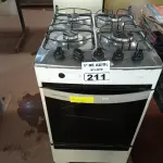 LOTE 211 - 01 FOGÃO A GÁS 04 BOCAS MARCA BRASTEMP. (NO ESTADO) ATENÇÃO! FAZER A VISITAÇÃO ANTES DE ARREMATAR, NÃO SABEMOS SE FUNCIONA. LEILÃO NÃO TEM GARANTIA E NEM DEVOLUÇÃO, SUJEITO A POSSÍVEIS AVARIAS VISÍVEIS/OCULTAS E/OU AUSÊNCIA DE COMPONENTES.