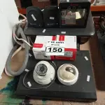 LOTE 150 - 01 DVR, 04 CÂMERAS, 01 LEITOR DE CÓDIGO DE BARRAS, 01 IMPRESSORA JATO DE TINTA E 02 CAIXINHAS DE SOM. (NO ESTADO) ATENÇÃO! FAZER A VISITAÇÃO ANTES DE ARREMATAR, NÃO SABEMOS SE FUNCIONA. LEILÃO NÃO TEM GARANTIA E NEM DEVOLUÇÃO, SUJEITO A POSSÍVEIS AVARIAS VISÍVEIS/OCULTAS E/OU AUSÊNCIA DE COMPONENTES.