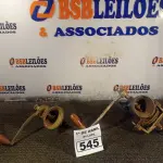 LOTE 545 - 02 MOINHOS ANTIGO. (NO ESTADO) ATENÇÃO! FAZER A VISITAÇÃO ANTES DE ARREMATAR, NÃO SABEMOS SE FUNCIONA. LEILÃO NÃO TEM GARANTIA E NEM DEVOLUÇÃO, SUJEITO A POSSÍVEIS AVARIAS VISÍVEIS/OCULTAS E/OU AUSÊNCIA DE COMPONENTES.