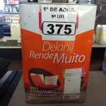 LOTE 375 - 01 LATA DE TINTA IQUINE DELANIL RENDE MUITO 18L FOSCO BASE “C”. (NO ESTADO) ATENÇÃO! FAZER A VISITAÇÃO ANTES DE ARREMATAR, NÃO SABEMOS SE FUNCIONA. LEILÃO NÃO TEM GARANTIA E NEM DEVOLUÇÃO, SUJEITO A POSSÍVEIS AVARIAS VISÍVEIS/OCULTAS E/OU AUSÊNCIA DE COMPONENTES.