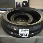 LOTE 484 - 02 PNEUS DE MOTO USADOS 120/70/19 E 90/90/21. (NO ESTADO) ATENÇÃO! FAZER A VISITAÇÃO ANTES DE ARREMATAR, NÃO SABEMOS SE FUNCIONA. LEILÃO NÃO TEM GARANTIA E NEM DEVOLUÇÃO, SUJEITO A POSSÍVEIS AVARIAS VISÍVEIS/OCULTAS E/OU AUSÊNCIA DE COMPONENTES.