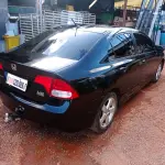 LOTE 537 - 01 HONDA/CIVIC LXS, ANO 2008, COR PRETA, FLEX (NO ESTADO)