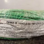 LOTE 365 - 01 ROLO DE CABO FLEXÍVEL 100M 4MM NA COR VERDE(NOVO). (NO ESTADO) ATENÇÃO! FAZER A VISITAÇÃO ANTES DE ARREMATAR, NÃO SABEMOS SE FUNCIONA. LEILÃO NÃO TEM GARANTIA E NEM DEVOLUÇÃO, SUJEITO A POSSÍVEIS AVARIAS VISÍVEIS/OCULTAS E/OU AUSÊNCIA DE COMPONENTES.