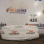 LOTE 425 - 01 ROLO DE CABO FLEXÍVEL 100M 2,5MM NA COR BRANCA(NOVO). (NO ESTADO) ATENÇÃO! FAZER A VISITAÇÃO ANTES DE ARREMATAR, NÃO SABEMOS SE FUNCIONA. LEILÃO NÃO TEM GARANTIA E NEM DEVOLUÇÃO, SUJEITO A POSSÍVEIS AVARIAS VISÍVEIS/OCULTAS E/OU AUSÊNCIA DE COMPONENTES.