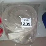 LOTE 239 - 02 ROLOS DE MANGUEIRA DE INCÊNDIO. (NO ESTADO) ATENÇÃO! FAZER A VISITAÇÃO ANTES DE ARREMATAR, NÃO SABEMOS SE FUNCIONA. LEILÃO NÃO TEM GARANTIA E NEM DEVOLUÇÃO, SUJEITO A POSSÍVEIS AVARIAS VISÍVEIS/OCULTAS E/OU AUSÊNCIA DE COMPONENTES.