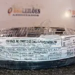 LOTE 409 - 01 ROLO DE CABO FLEXÍVEL 100M 10MM NA COR PRETA(NOVO). (NO ESTADO) ATENÇÃO! FAZER A VISITAÇÃO ANTES DE ARREMATAR, NÃO SABEMOS SE FUNCIONA. LEILÃO NÃO TEM GARANTIA E NEM DEVOLUÇÃO, SUJEITO A POSSÍVEIS AVARIAS VISÍVEIS/OCULTAS E/OU AUSÊNCIA DE COMPONENTES.