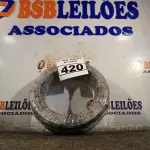 LOTE 420 - 01 ROLO DE CABO FLEXÍVEL 100M 4MM NA COR PRETA(NOVO). (NO ESTADO) ATENÇÃO! FAZER A VISITAÇÃO ANTES DE ARREMATAR, NÃO SABEMOS SE FUNCIONA. LEILÃO NÃO TEM GARANTIA E NEM DEVOLUÇÃO, SUJEITO A POSSÍVEIS AVARIAS VISÍVEIS/OCULTAS E/OU AUSÊNCIA DE COMPONENTES.