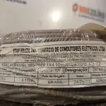 LOTE 351 - 01 ROLO DE CABO FLEXÍVEL 100M 4MM NA COR CINZA(NOVO). (NO ESTADO) ATENÇÃO! FAZER A VISITAÇÃO ANTES DE ARREMATAR, NÃO SABEMOS SE FUNCIONA. LEILÃO NÃO TEM GARANTIA E NEM DEVOLUÇÃO, SUJEITO A POSSÍVEIS AVARIAS VISÍVEIS/OCULTAS E/OU AUSÊNCIA DE COMPONENTES.