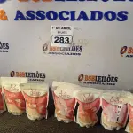 LOTE 283 - 07 PACOTES DE SAL ROSA 250G SENDO 03 PACOTES REFINADOS. (NO ESTADO) ATENÇÃO! FAZER A VISITAÇÃO ANTES DE ARREMATAR, NÃO SABEMOS SE FUNCIONA. LEILÃO NÃO TEM GARANTIA E NEM DEVOLUÇÃO, SUJEITO A POSSÍVEIS AVARIAS VISÍVEIS/OCULTAS E/OU AUSÊNCIA DE COMPONENTES.
