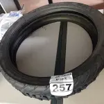 LOTE 257 - 02 PNEUS DE MOTO USADOS 90/90/21. (NO ESTADO) ATENÇÃO! FAZER A VISITAÇÃO ANTES DE ARREMATAR, NÃO SABEMOS SE FUNCIONA. LEILÃO NÃO TEM GARANTIA E NEM DEVOLUÇÃO, SUJEITO A POSSÍVEIS AVARIAS VISÍVEIS/OCULTAS E/OU AUSÊNCIA DE COMPONENTES.