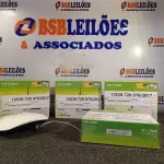 LOTE 302 - 05 ROTEADORES MARCAS E MODELOS DIVERSOS. (NO ESTADO) ATENÇÃO! FAZER A VISITAÇÃO ANTES DE ARREMATAR, NÃO SABEMOS SE FUNCIONA. LEILÃO NÃO TEM GARANTIA E NEM DEVOLUÇÃO, SUJEITO A POSSÍVEIS AVARIAS VISÍVEIS/OCULTAS E/OU AUSÊNCIA DE COMPONENTES.