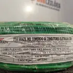 LOTE 339 - 01 ROLO DE CABO FLEXÍVEL 100M 2,5MM NA COR VERDE(NOVO). (NO ESTADO) ATENÇÃO! FAZER A VISITAÇÃO ANTES DE ARREMATAR, NÃO SABEMOS SE FUNCIONA. LEILÃO NÃO TEM GARANTIA E NEM DEVOLUÇÃO, SUJEITO A POSSÍVEIS AVARIAS VISÍVEIS/OCULTAS E/OU AUSÊNCIA DE COMPONENTES.