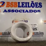 LOTE 425 - 01 ROLO DE CABO FLEXÍVEL 100M 2,5MM NA COR BRANCA(NOVO). (NO ESTADO) ATENÇÃO! FAZER A VISITAÇÃO ANTES DE ARREMATAR, NÃO SABEMOS SE FUNCIONA. LEILÃO NÃO TEM GARANTIA E NEM DEVOLUÇÃO, SUJEITO A POSSÍVEIS AVARIAS VISÍVEIS/OCULTAS E/OU AUSÊNCIA DE COMPONENTES.