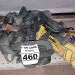 LOTE 460 - 05 CINTOS DE SEGURANÇA NO TRABALHO. (NO ESTADO) ATENÇÃO! FAZER A VISITAÇÃO ANTES DE ARREMATAR, NÃO SABEMOS SE FUNCIONA. LEILÃO NÃO TEM GARANTIA E NEM DEVOLUÇÃO, SUJEITO A POSSÍVEIS AVARIAS VISÍVEIS/OCULTAS E/OU AUSÊNCIA DE COMPONENTES.