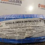 LOTE 376 - 01 ROLO DE CABO FLEXÍVEL 100M 4MM NA COR AZUL(NOVO). (NO ESTADO) ATENÇÃO! FAZER A VISITAÇÃO ANTES DE ARREMATAR, NÃO SABEMOS SE FUNCIONA. LEILÃO NÃO TEM GARANTIA E NEM DEVOLUÇÃO, SUJEITO A POSSÍVEIS AVARIAS VISÍVEIS/OCULTAS E/OU AUSÊNCIA DE COMPONENTES.